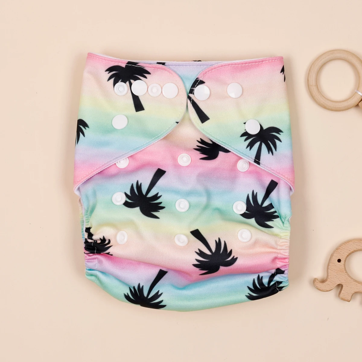 HappyFlute Baby Pocket Diaper Fashion Style 3-15kg Super Soft Suede Cloth Inner Reusable Washable Eco-Friendly