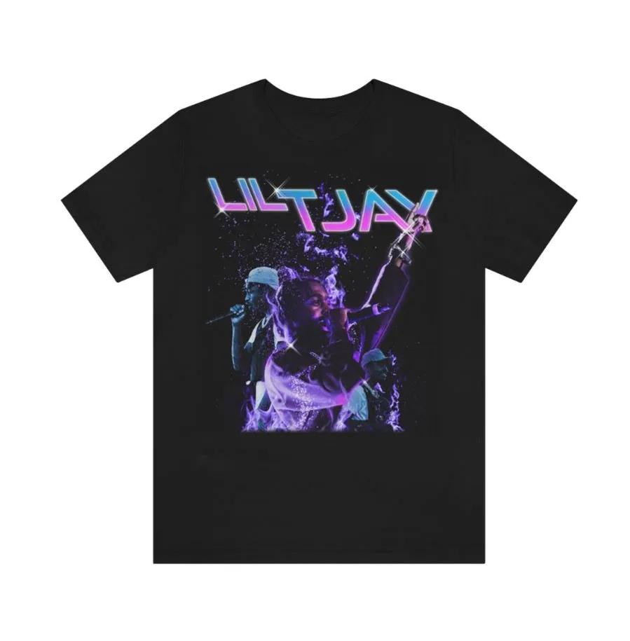 Lil Tjay Hip Hop Music Gift For Fan Short Sleeve Unisex T-Shirt S-5XL QX481