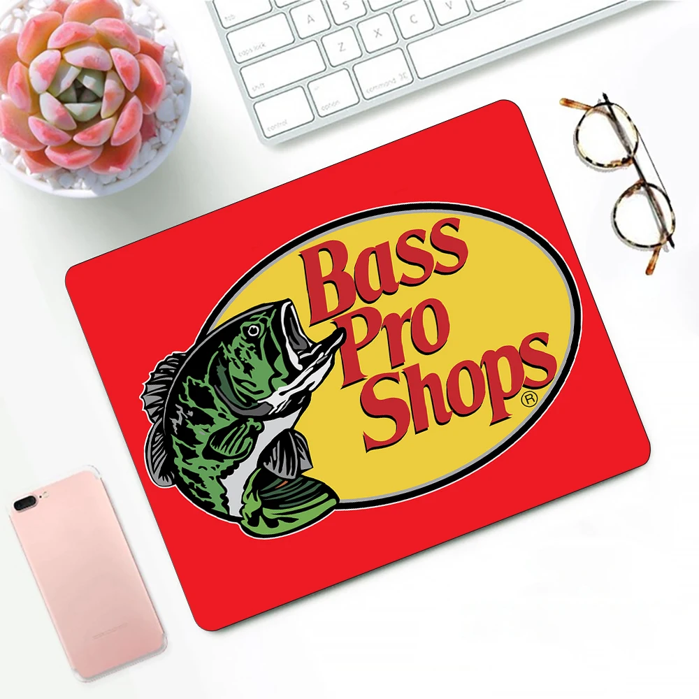 Bass Fishing Gaming Mouse Pad, XS Pequeno Mousepad para PC Gamer, Decoração Desktop, Mouse Mat do escritório, Deskmat Rug, Diversão