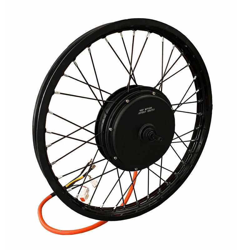 QS205 V3 48V-96V 5000W 50H 3.5T/5T Bicycle Hub Motor Wheel 17/18/19/21inch Motorcycle Wheel fit Stealth Bomber Support Color Rim