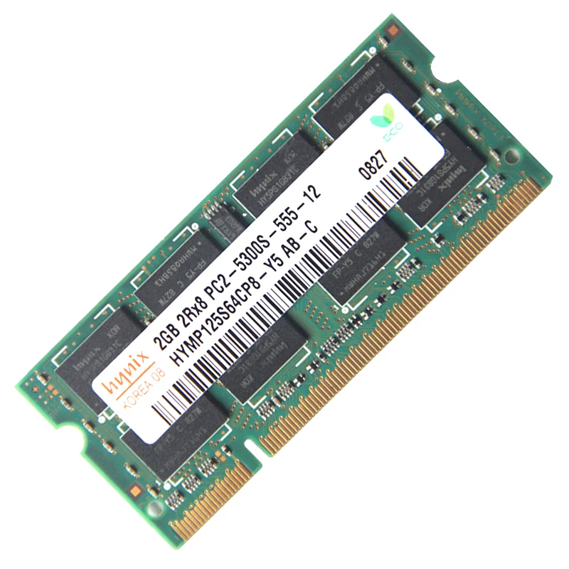 hynix ddr2 2GB 667MHz RAM 2Rx8 PC2 - 5300S memória para laptop