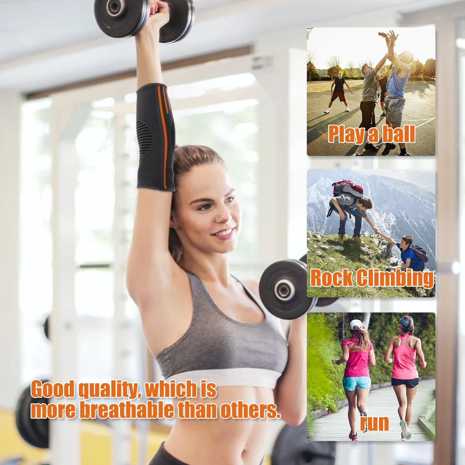 

High Performance Elbow Protector Sleeve Basketball Arm Guard Comfortable Support Elbow Support Guard Sports Equipment