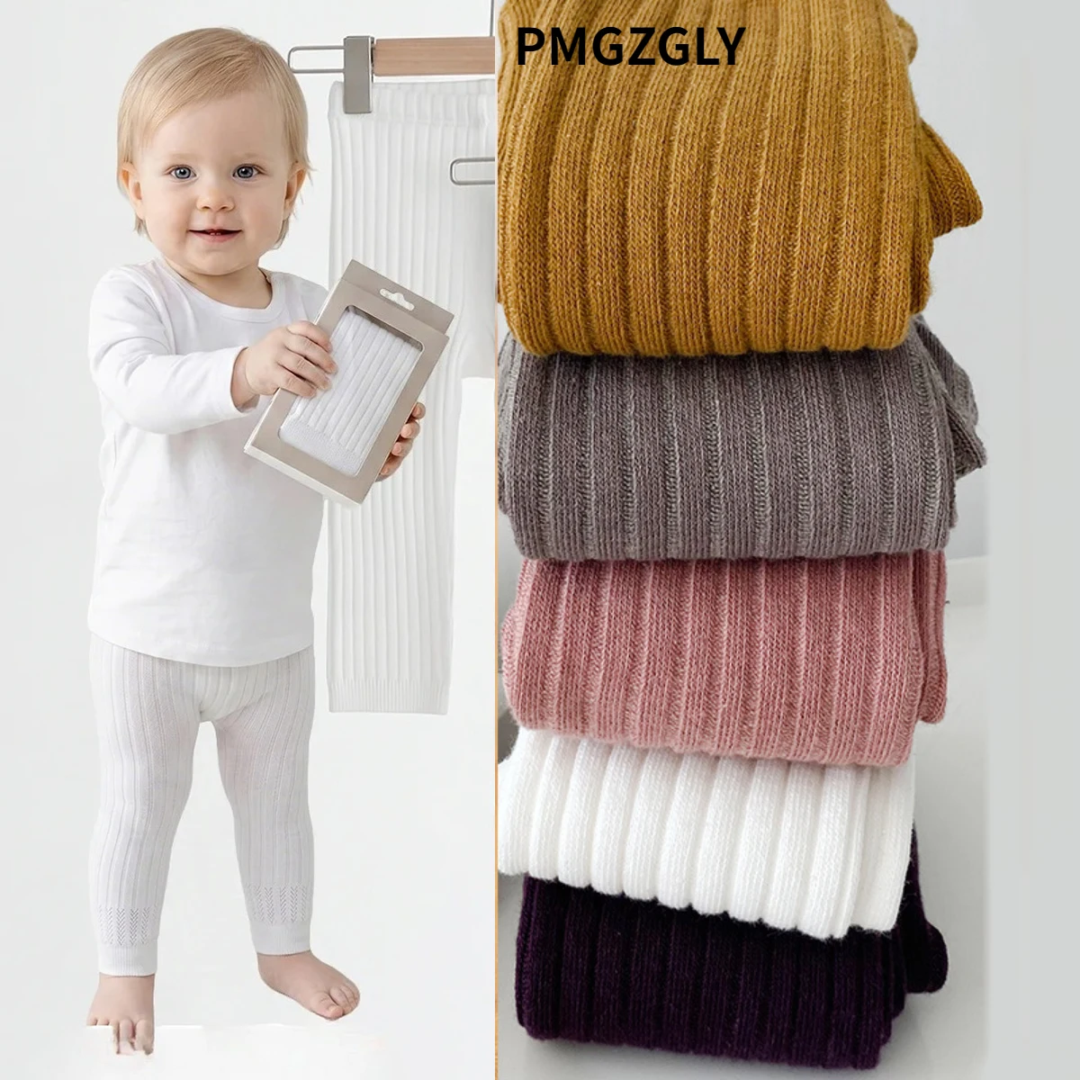 Kids' Tights, Girls' Baby Leggings, Moderate Thickness, Perfect for Daily Wear in Spring and Autumn