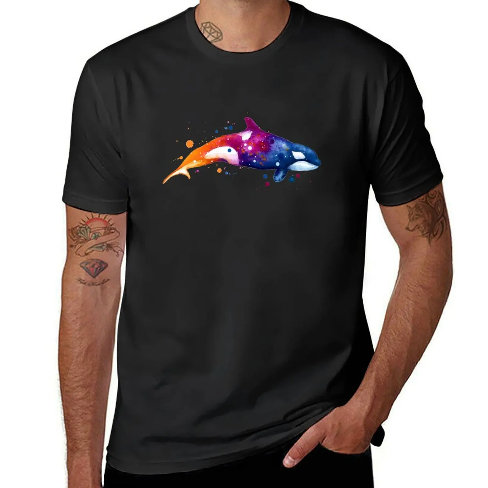 Orca Whale T-Shirt funnys sweat designer t shirt men