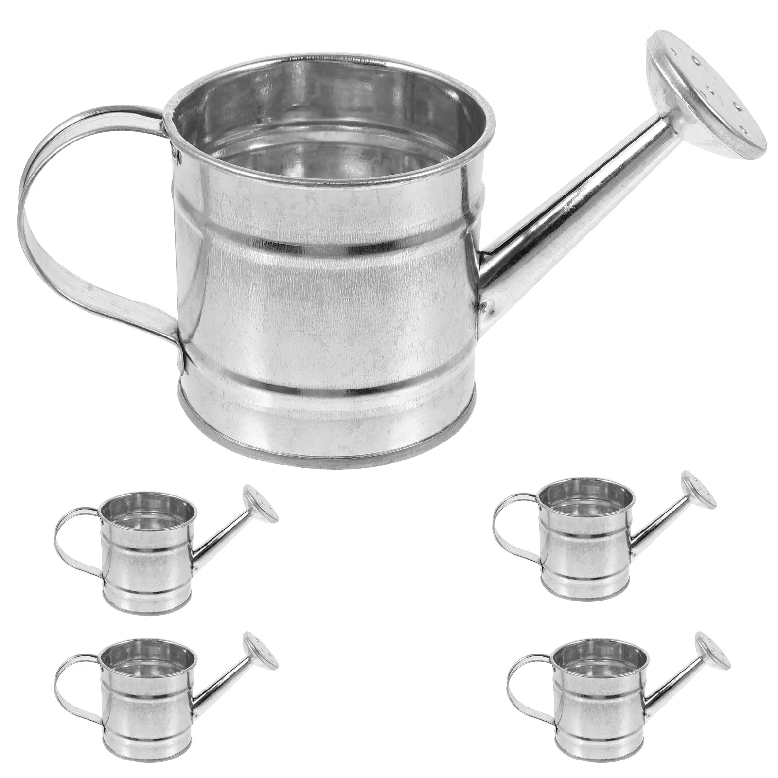 Mini Iron Watering Can Delicate Lifelike Design for Mini Garden Micro Landscape Decor Indoor Flower
