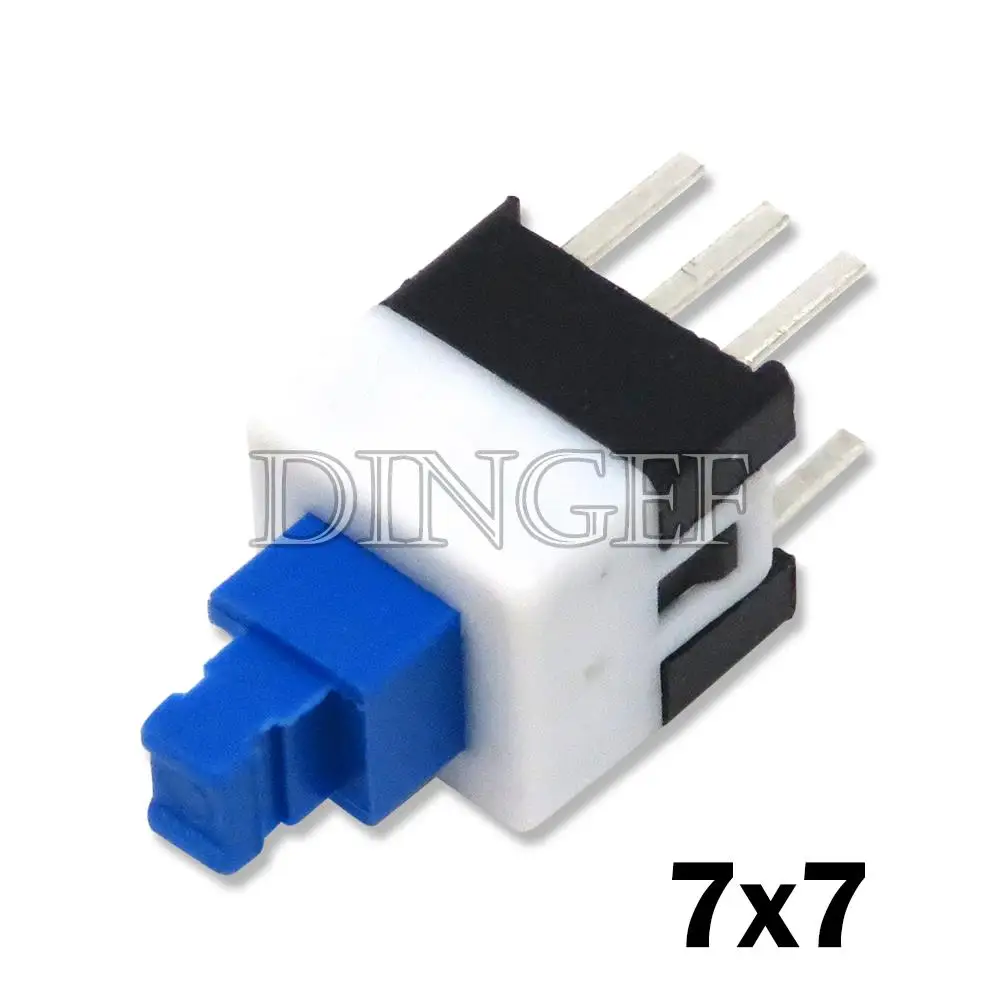 10PCS 5.8x5.8 7x7 8x8 8.5x8.5mm Self Locking / UNlock Push Tactile Power Micro Switch 6 Pin Button Switches