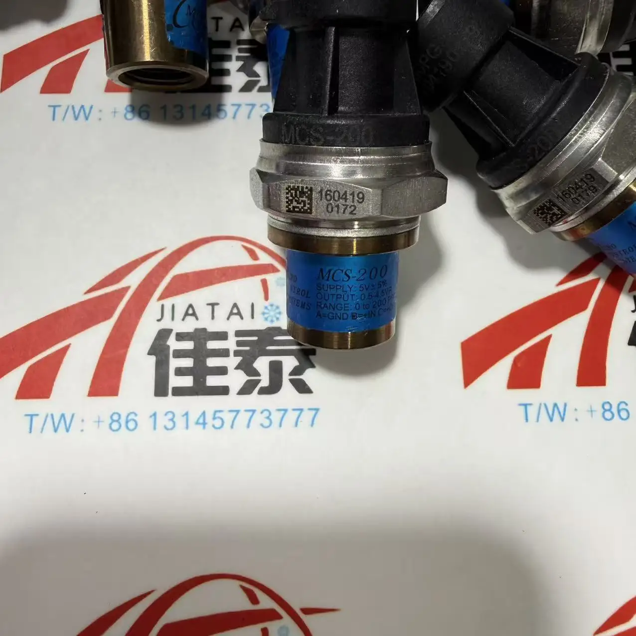 Micro Control Systems Pressure Sensor 0 to 200 PSI Range Model MCS-200F-T for Industrial Use
