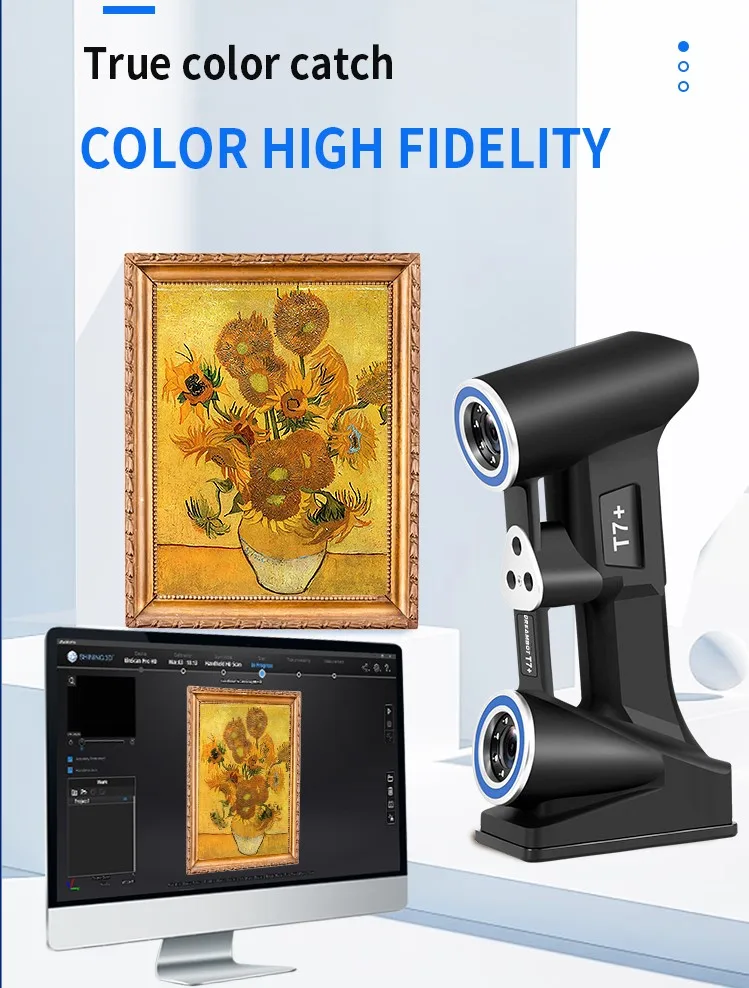 Factory Price Portable Big Industrial Body Shining 3d Scanner for Cnc Machine
