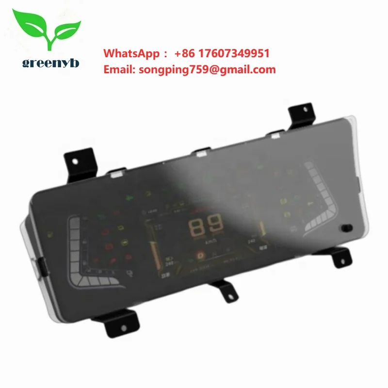 Cutom Digital Speedometer for Electric Car Dashboard New Condition-E752 Bus Part Accessories