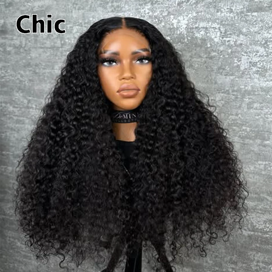 GD Chic Real 13x6 HD Lace Wigs Burmese Hair Curly Pre Plucked Lace Frontal Wig Glueless Wig Human Hair Ready To Wear Closure Wig