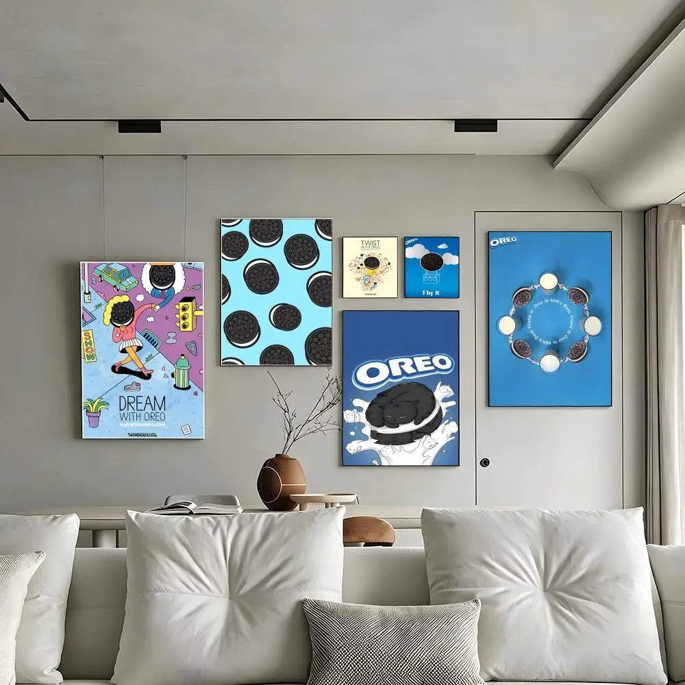 Pósteres artísticos de la marca O-Oreo, decoración de pared moderna para dormitorio, bar, cafetería y sala de estar
