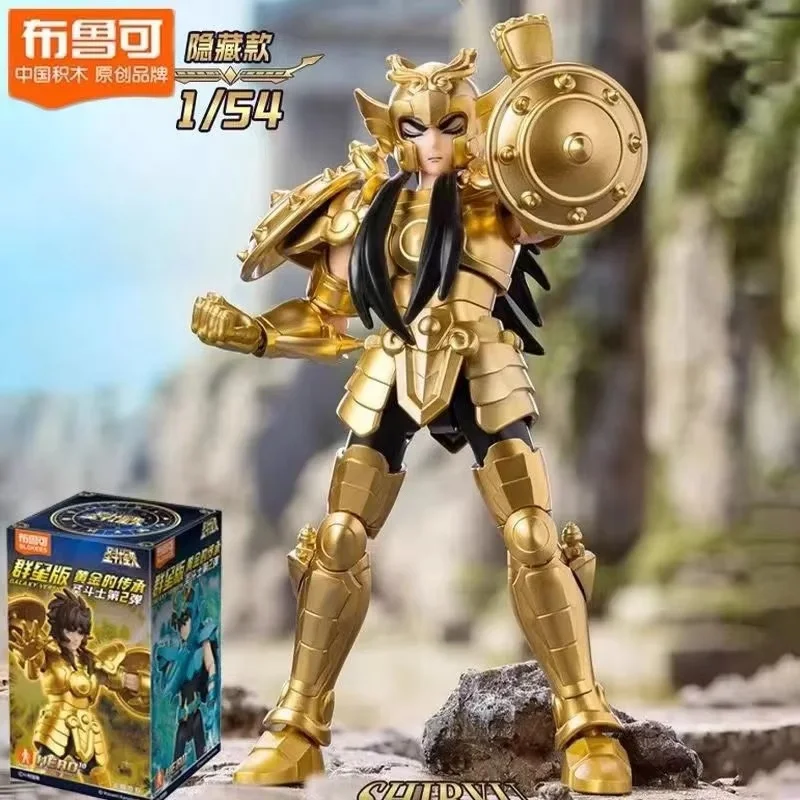 جديد حار بيع حقيقية Blokees Saint Seiya Galaxy Ver.2 سلسلة صندوق أعمى تراث الذهب القديسين الحلي هدايا عيد الميلاد