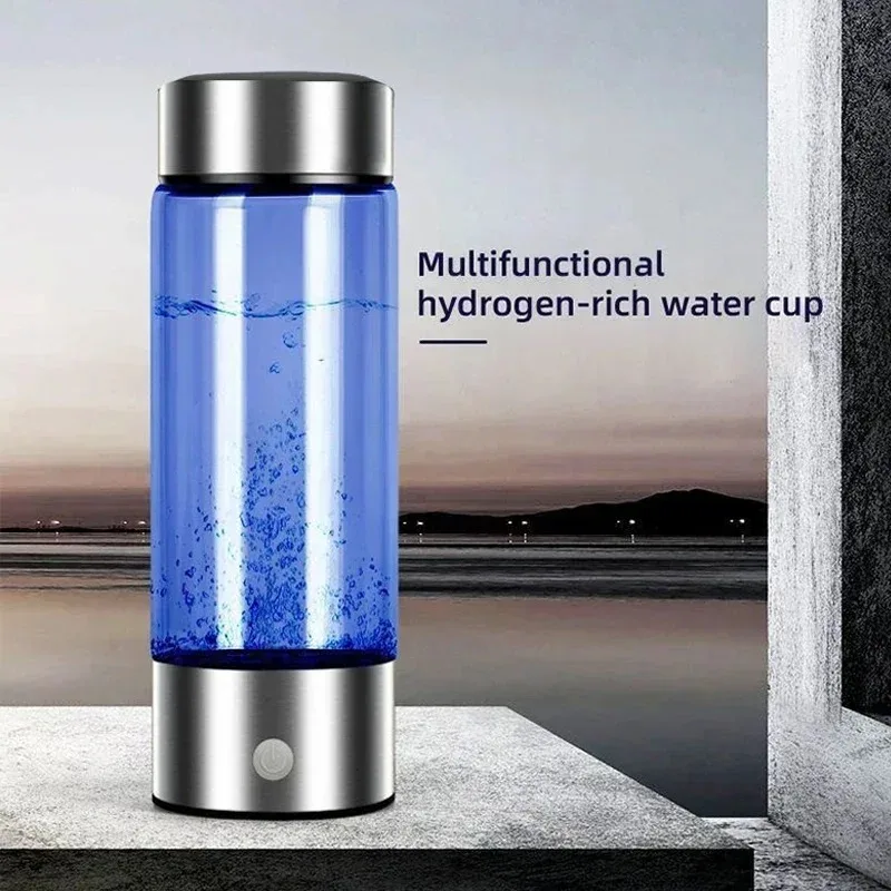 Hydrogen Water Bottle Portable Rechargeable Hydrogen Rich Water Ionizer Machine Generator Health Water Glass Cup
