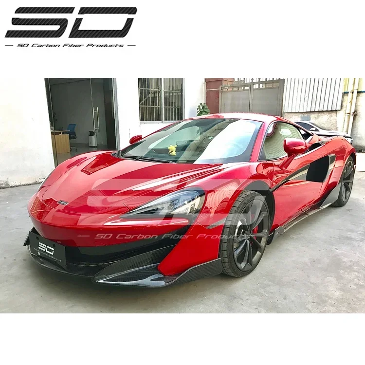 Carbon Fiber HOOD Rear Spoiler Front Bumper Rear Bumper Side Skirt Font Lip, Carbon Bodykit For MCLAREN 540C/570S/570GT 600LT