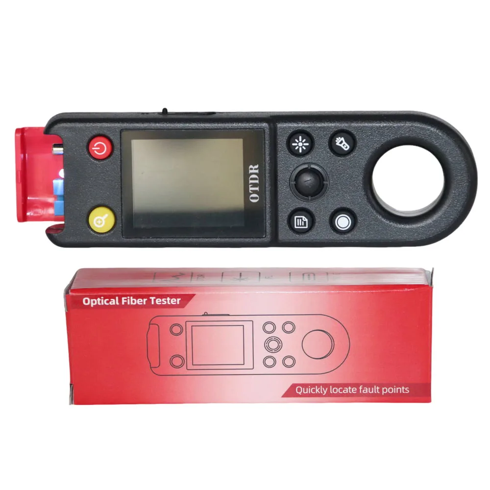 20KM OTDR VFL Fault Finding Pen Breakpoint Tester 10mW Light Pen Rechargeable Bluetooth Support Fiber Optic Test Tool Mini OTDR