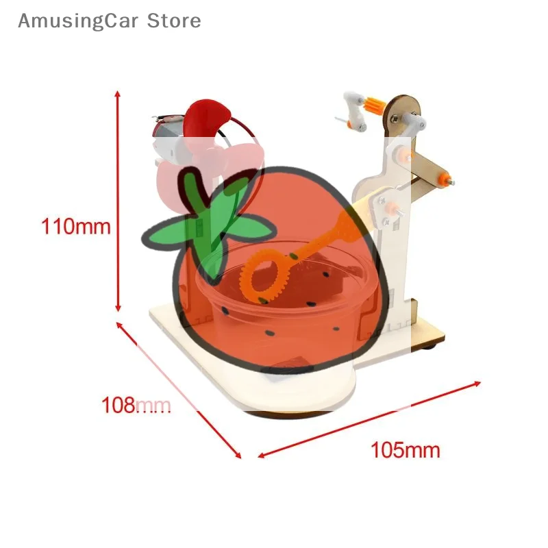 Leren speelgoed voor kinderen - DIY houten bellenmachineset voor wetenschappelijke experimenten