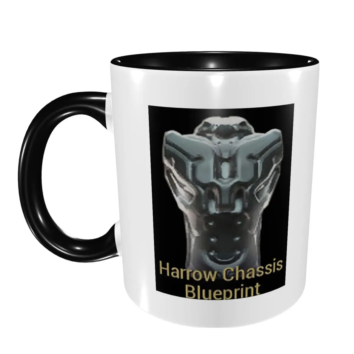 Harrow Chassis Blueprint Warframe Tennoc Mug Funny Ceramic Coffee Cups Tea Mugs Milk Cup Drinkware Gift for Friends