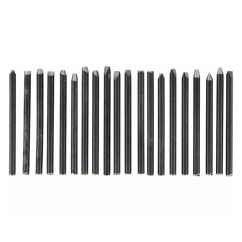 

ABJO-Professional Metal Design Stamps, 20Pcs Metal Stamps Set, 0.2 X 0.23 In Jewelry Metal Stamping Tools, Punch Stamp