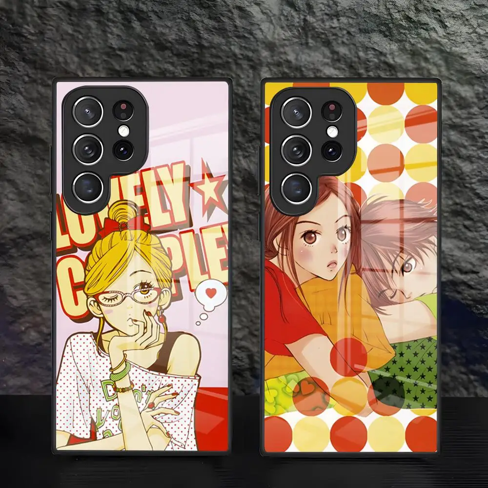 Anime L-Lovely Complex Phone Case For Samsung S26 S25 Edge S24 S23 S22 Ultra Plus Fe A57 A37 A17 A56 5G Glass Cover