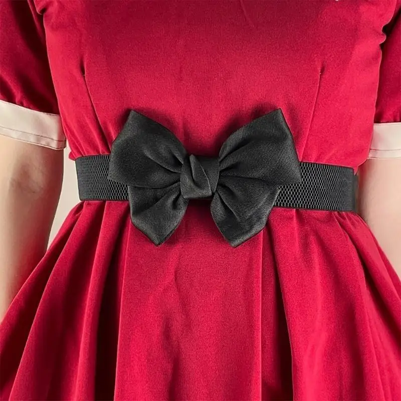 652F حزام خصر فريد من نوعه مطاط تحت الصدر لراقصات المسرح مجوهرات الخصر مجوهرات الجسم سحر Bowknot العصري