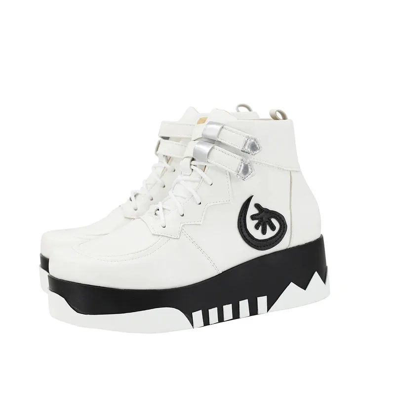 

Zenless Zone Zero Komano Manato Cosplay Shoes Custom ZZZ White Boots Any Size jk;6