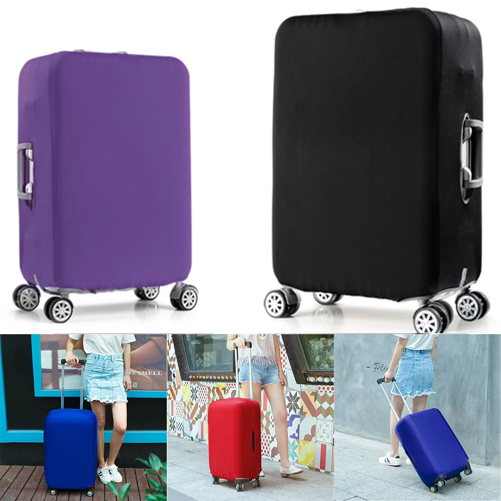 Elastic Travel Luggage Protective Cover for 18-32 Inch Suitcase Dust Bags Fashion Color Traveler Accessories Duffle Protect Case