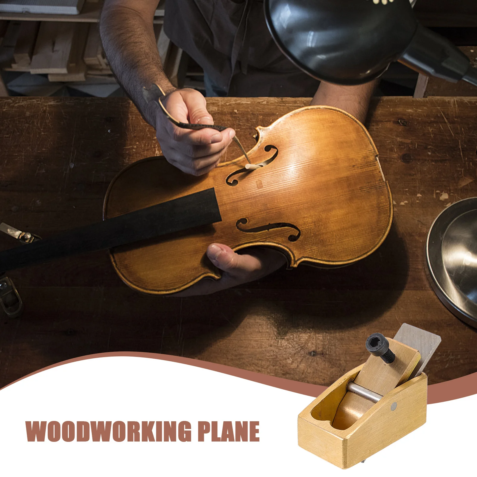 

16Mm Woodworking Hand Plane Precision Luthier Tool for Violin Viola Cello Micro Block Plane for Detailed Carving