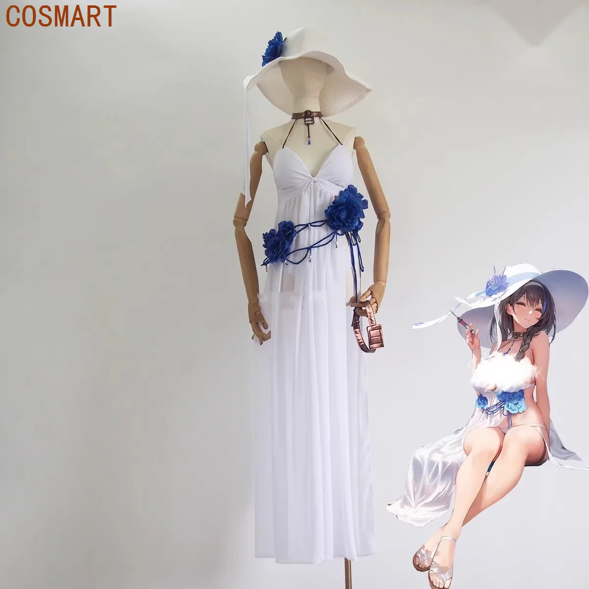 

Custom Size Game NIKKE The Goddess of Victory Cosplay Mary Skirt Hat Summer Swimwear Bikini Set Rapi Sexy Bra Shorts Pepper Suit