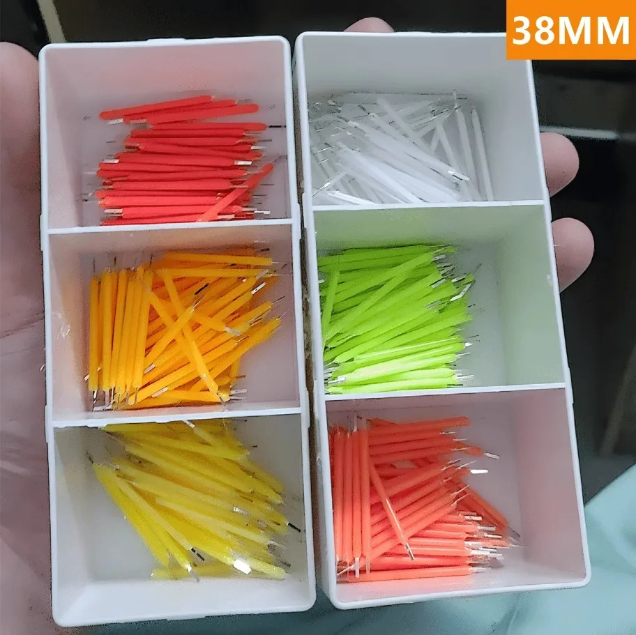 3V 38mm LED Filament Multicolour COB Edison Bulb Lamp Incandescent Light Diodes Accessories 5-100PCS Per Box For Home Lighting