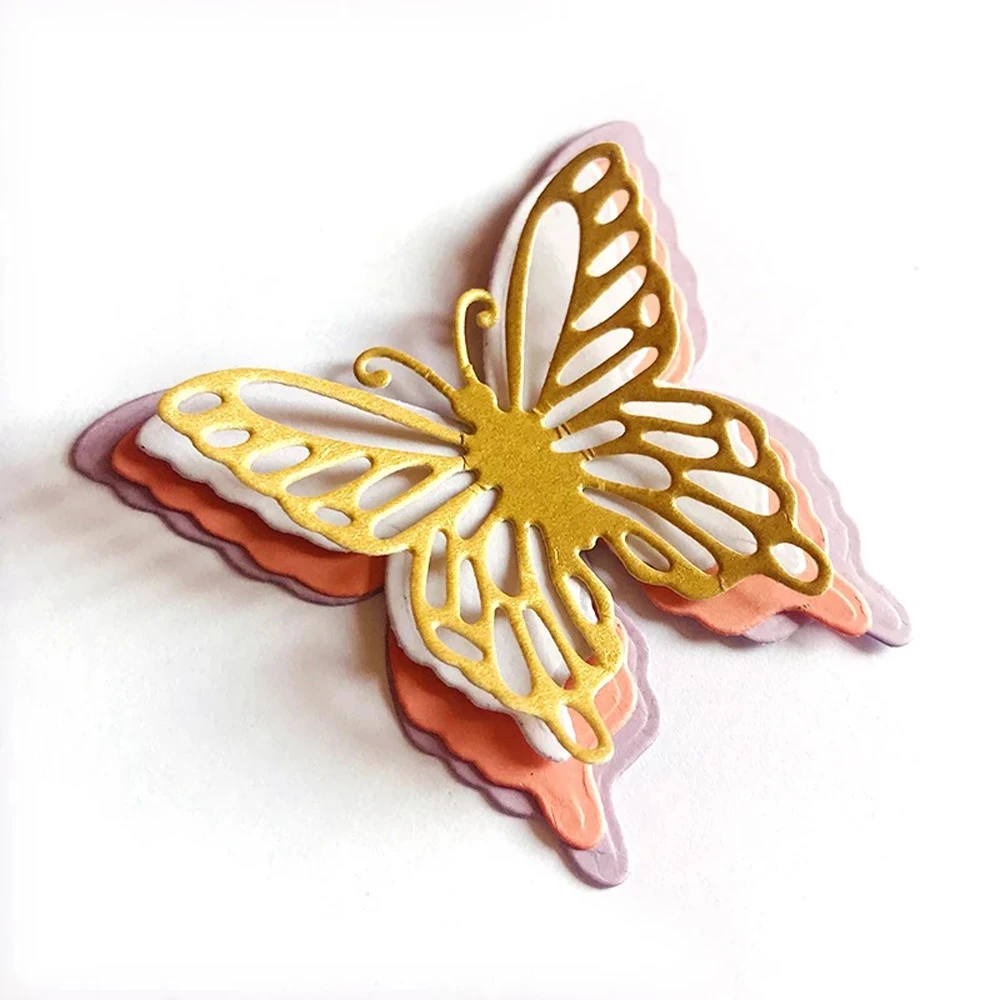 Butterfly Metal Cutting Mold Template Suitable for DIY Scrapbook Album Decoration Embossing Manual Cutting Template