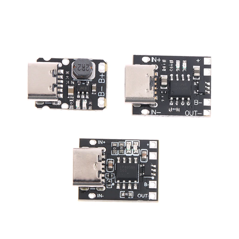 18650 Lithium Battery Charging Board Module Polymer Battery Type-C Port With Protection 5V 1A Charge-discharge Integrated Module