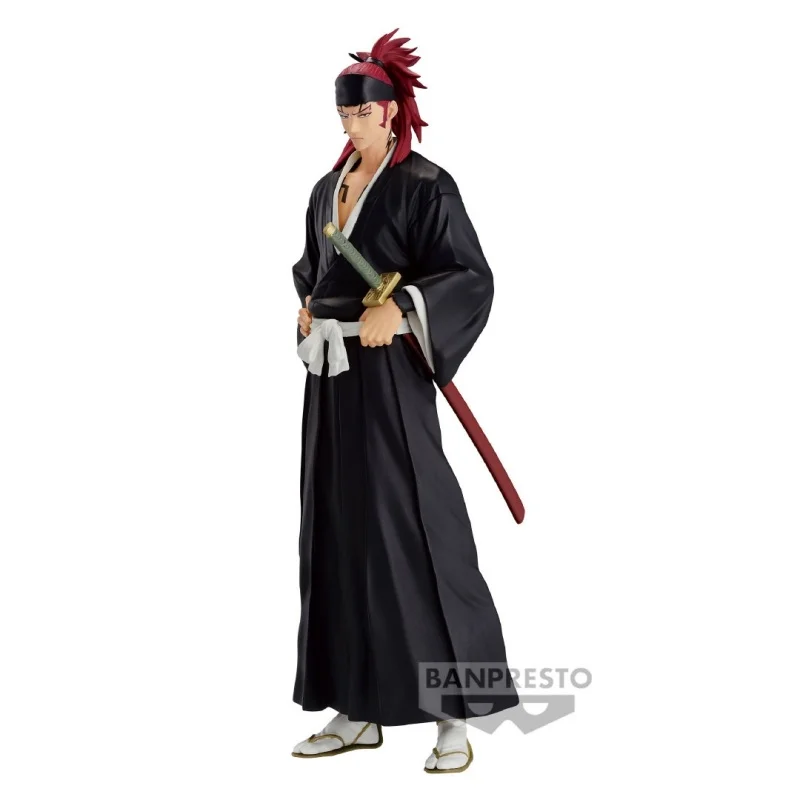 

Bandai Original 17Cm SOLID AND SOULS BLEACH Abarai Renji Action Figure Toys For Kids Gift Collectible Model Ornaments