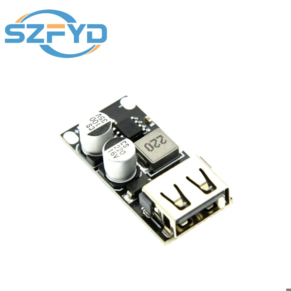 Cargador USB QC3.0 reductor 6-32V a 5V 3A módulo carga rápida - imagen 4