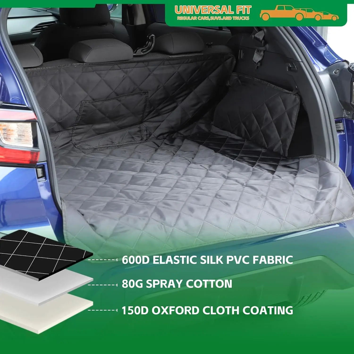 الجذع مقاوم للماء عدم الانزلاق كلب مكافحة القذرة وسادة حصيرة لسوبارو Crosstrek 2024-2025 البضائع بطانة منطقة حامي غطاء الملحقات #1