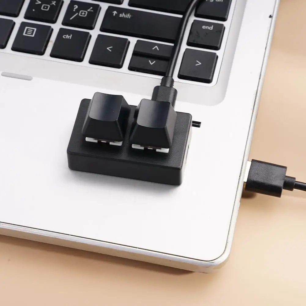 لوحة مفاتيح صغيرة مخصصة 2 مفاتيح OSU لوحة مفاتيح الألعاب الأحمر مفاتيح Rgb لوحة مفاتيح الألعاب الميكانيكية بيد واحدة لأجهزة الكمبيوتر المحمول