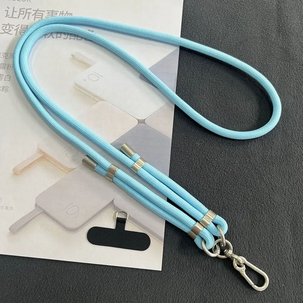 with Metal Buckle Phone Lanyard Detachable 150cm Hanging Cord Strap Terylene Adjustable Mobile Phone Straps Universal