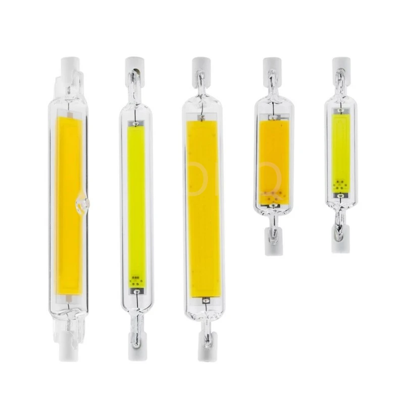 LED R7S Glass Tube Bulb 78MM 118MM 20W 40W Corn Lamp 110V 220V High Power J78 J118 Replace Halogen Light Lampadas LED R7S Glass