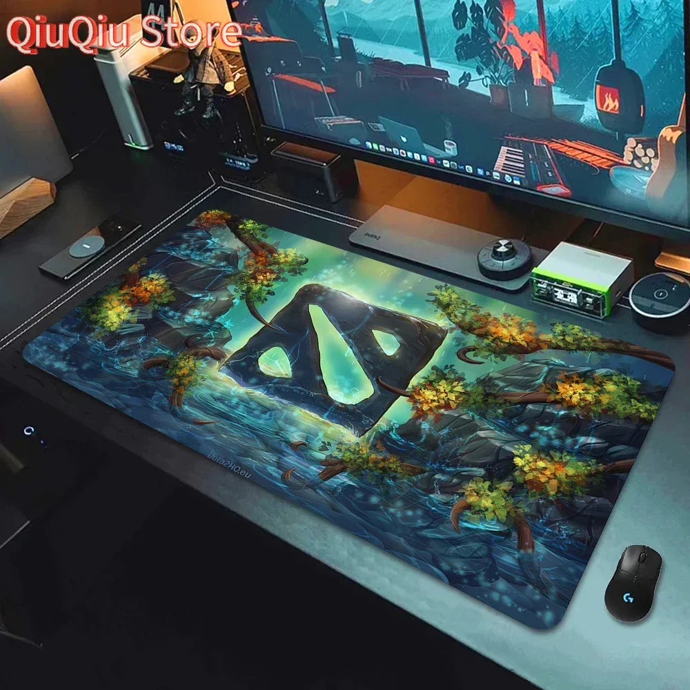 لوحة ماوس الكمبيوتر DOTA 2 لوحة ماوس الألعاب كبيرة الجدول السجاد قفل حافة الكمبيوتر المحمول اكسسوارات لوحة المفاتيح حصيرة مكتبية 900x400