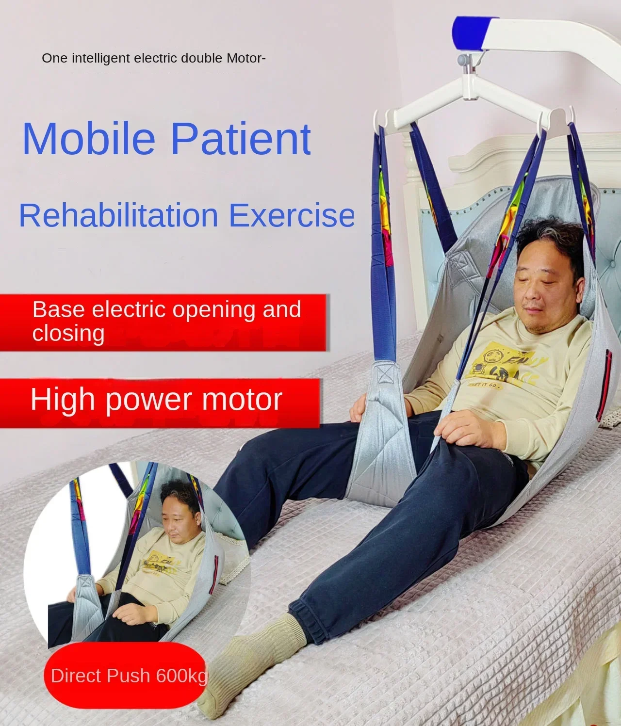 Multi functional bed rest elderly care transfer machine