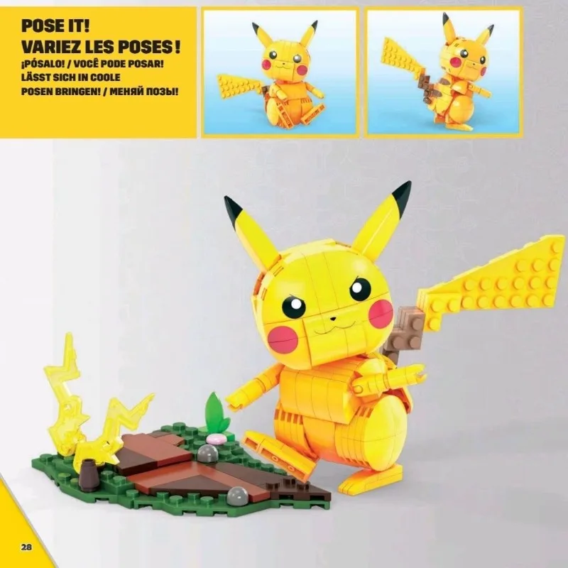 

Kemeng Assembled Toy Boy Pok é mon Pikachu Fire Dragon Water Arrow Turtle Pok é mon Blocks