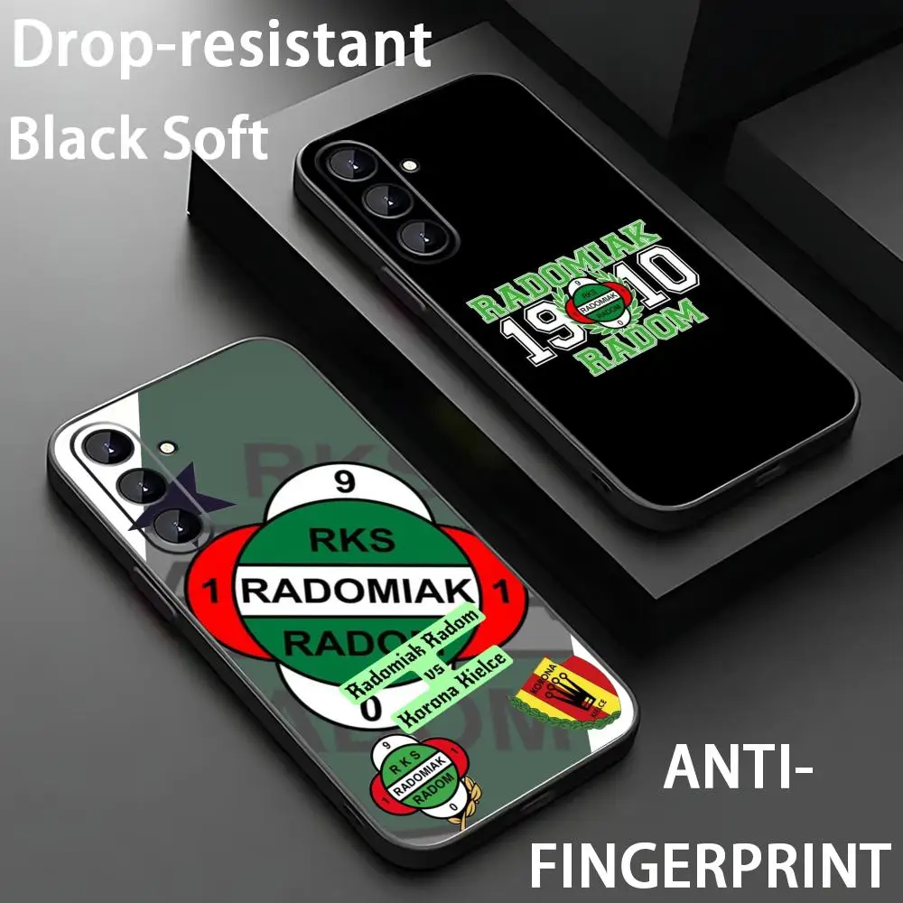 Radomiak Radom Phone Case For Samsung Galaxy S26 S25 S24 S23 S22 S21 Plus Ultra Fold A Soft Black