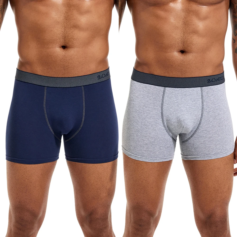 4pcs Cotton Men\'s Panties Sexy Boxers For Man Trunk High Quality Mens Boxer Underwear Family Male Underpants Gift Calecon