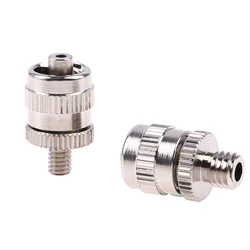 1pcs Luer Lock Adapter M4 M5 M6 M8 Screw Thread Nickel Plated Brass Syringe Metal Luer Lock Adapter