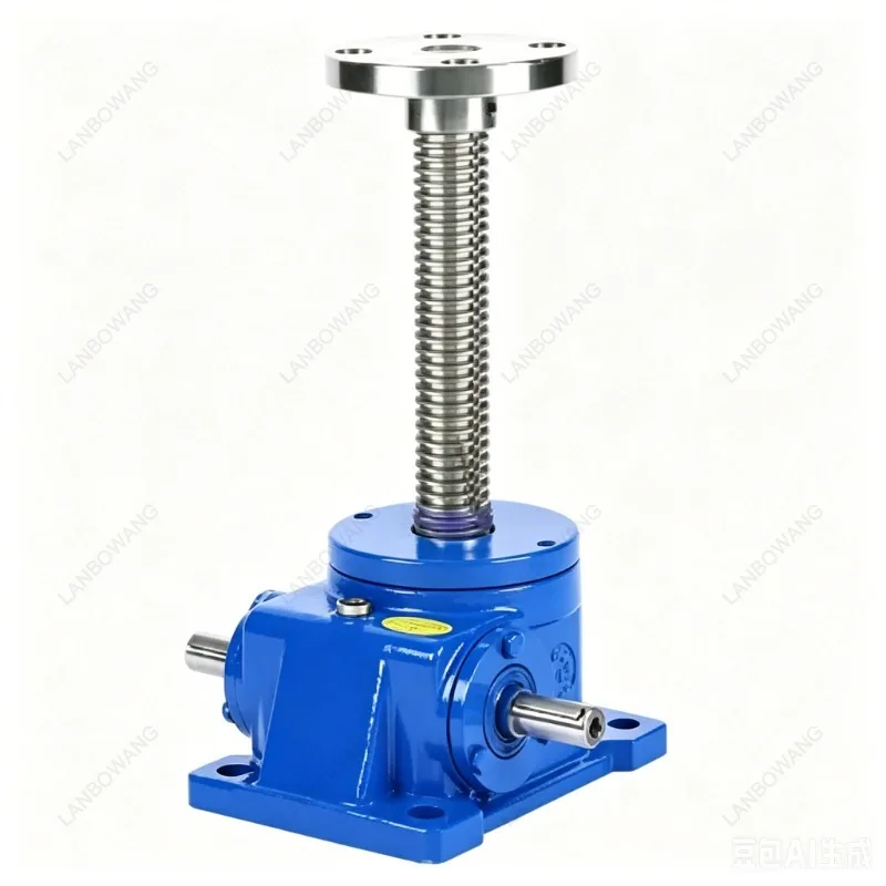 Suitable for SWL Screw Lift Worm Gear Electric Lifting Platform Hand Cranked Vertical Flange Copper Nut Reduction Machine