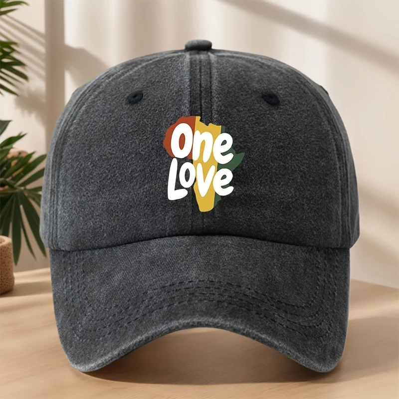 

"One Love" Vintage Baseball Cap | Soft Adjustable for Outdoor Sports & Casual, Men & Women