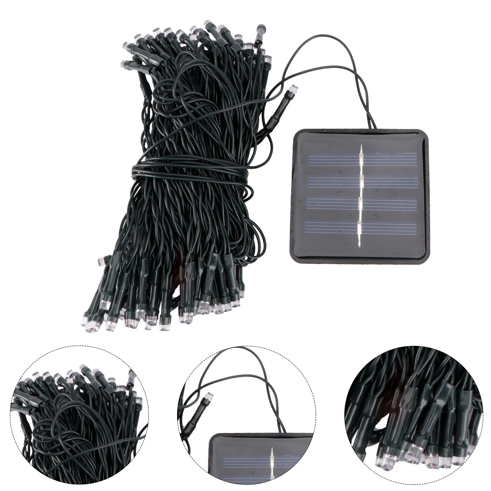 

12m 100 LED Solar String Lights Outdoor Waterproof Fairy Light String for Christmas Home Wedding Party Bedroom Birthday Decorati