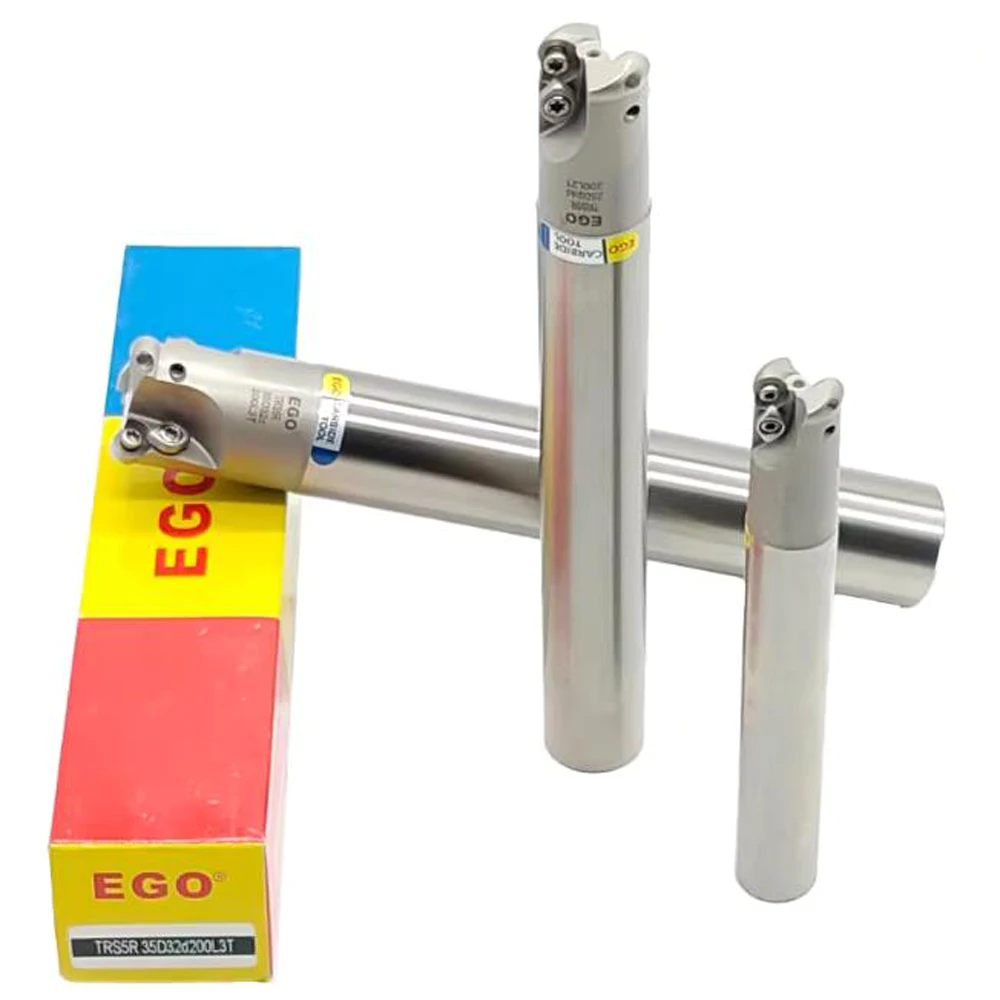 أدوات تثبيت الطحن EGO TRS4R حامل قضيب بت RDMT0802 قواطع باستخدام الحاسب الآلي مركز دوار للمخرطة أدوات المغزل آلات سكين جبل