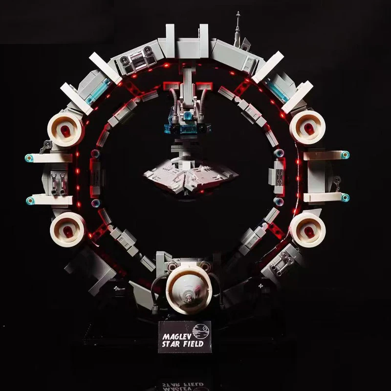 

New Battle Star Ship Building Blocks Model Spaceship MOC Assembled Toys Sets Cool Ornament Christmas Gifts for Boys Adult Child