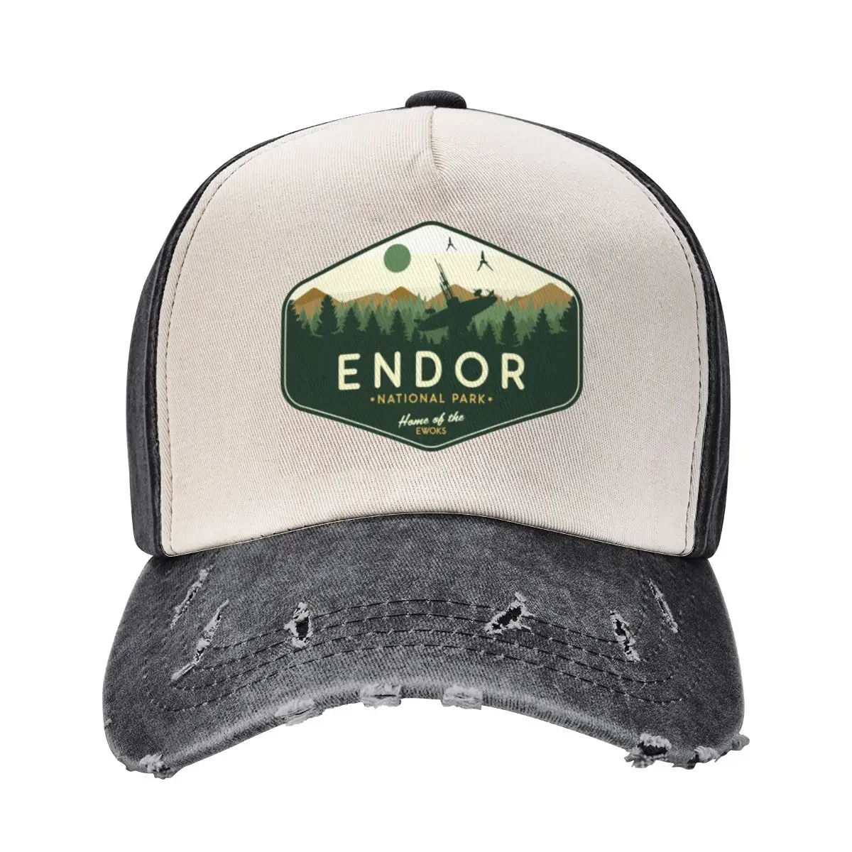 Endor National Park: Home of the Ewoks Baseball Cap party Hat New Hat Vintage Luxury Cap Hats For Women Men's