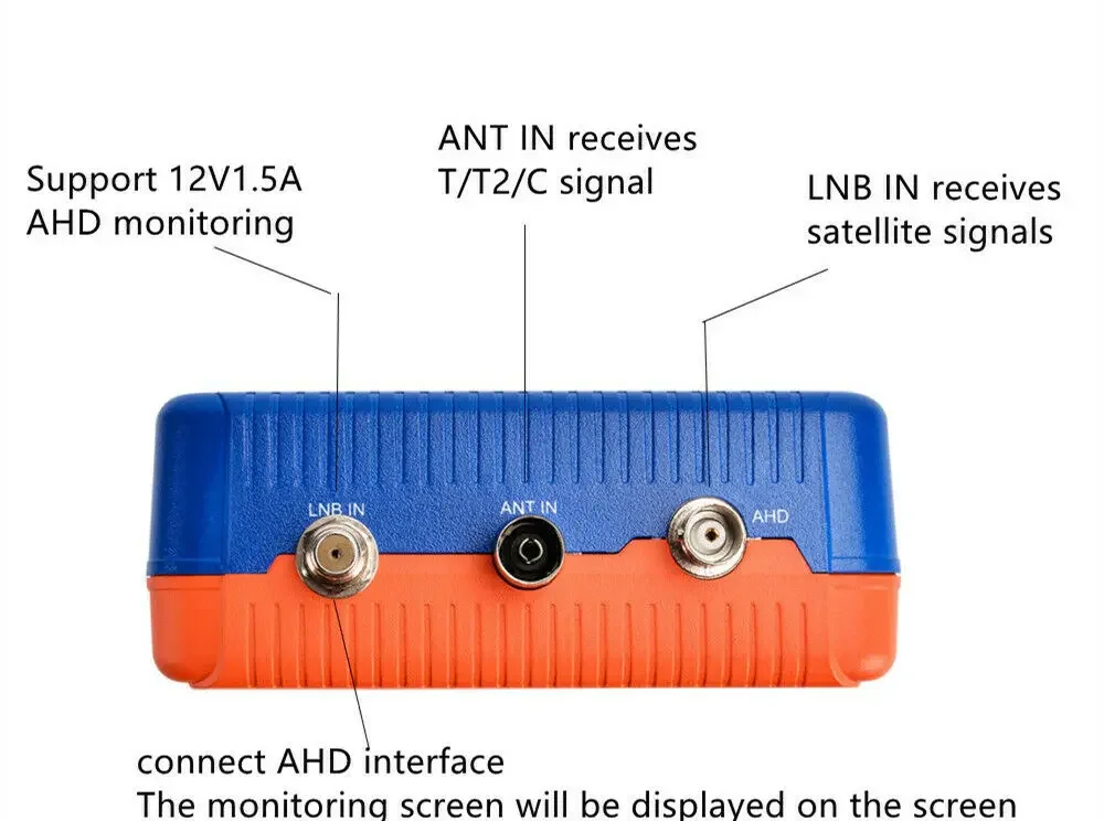 Analizzatore di spettro costellazione DVB-S2X/S2/S/T2/T/C/ATSC H.265 NEWCAM, MGCAM FTA COMBO Digital V8 Pro Satellite Finder